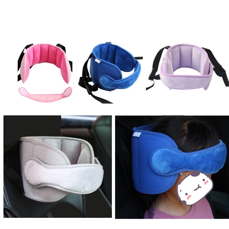 Bil baby hoved hoved hovedstøtte pandebånd pad sæde stol barn hovedstøtte sove faste sæder bælter pude