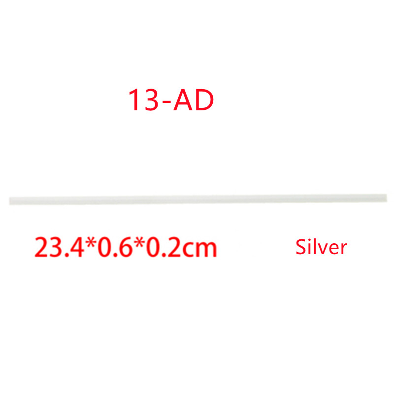 Laptop Gummi Streifen Für HP Neid Gespenst X360 15 -DF/ED/BP 13-AD/Ah/AP/AQ/AR Unterseite fallen Fuß Pad Oberfläche Laptop Gummi Füße 1 stücke: Silber- 13-ad