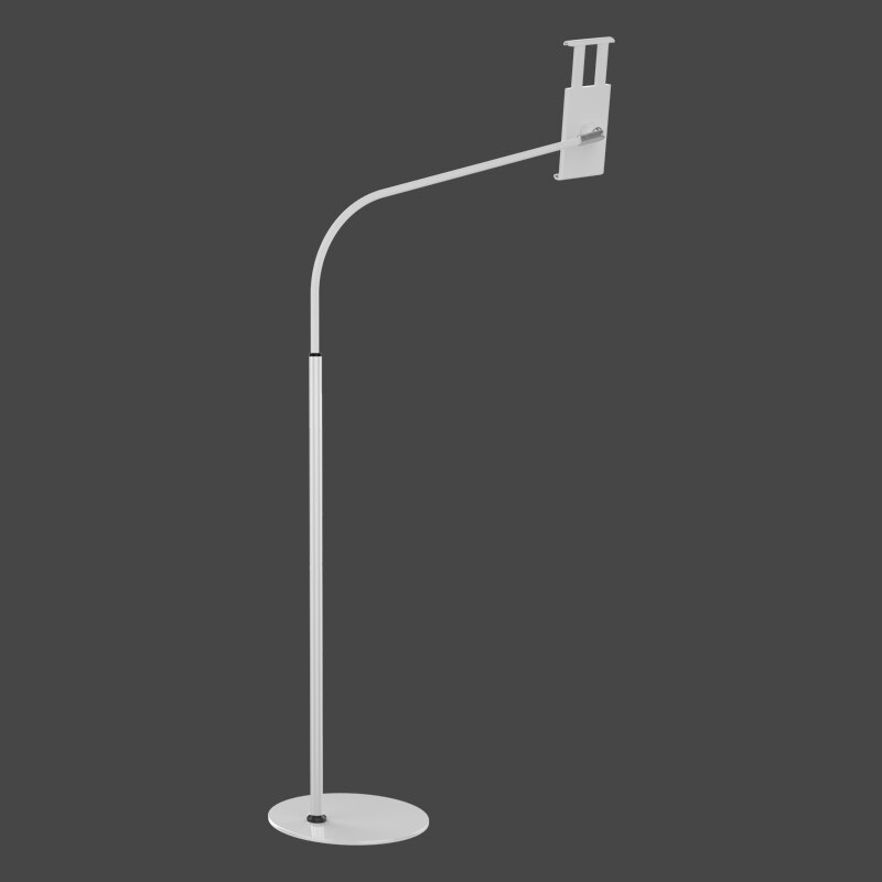 Adjustable Tablet Floor Stand holder Flexible Gooseneck Stable Base Treadmill 4.6-11 Inch Tablet Phone holder for Ipad air pro