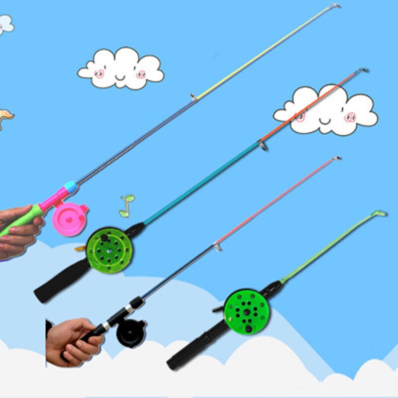 Cometa con barra de pesca de 40cm/70cm para niños, línea colorida de cometa voladora, accesorios de juguete, deportes al aire libre, surf, para niños