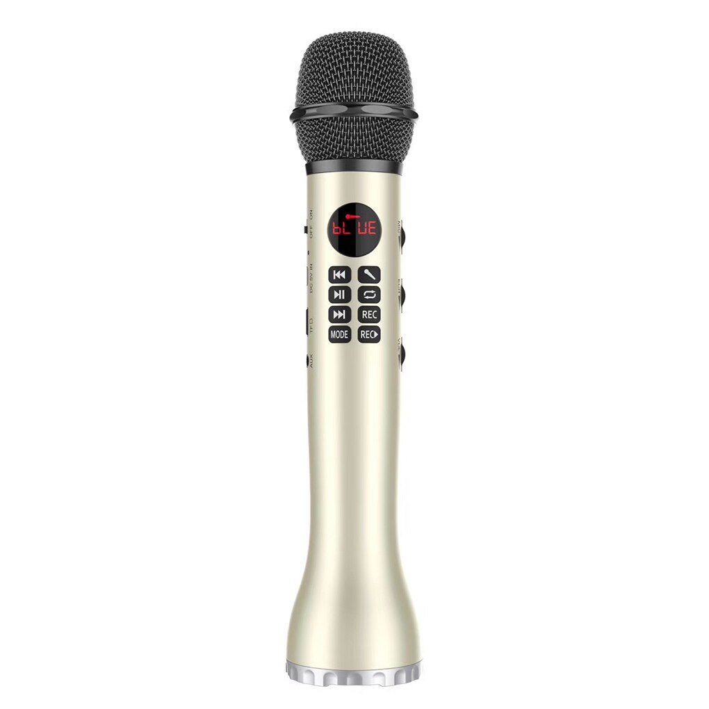 L-598 Handheld K Song Microphone Wireless Bluetooth Microphone Pocket KTV Mic Bluetooth Speaker: NO.3