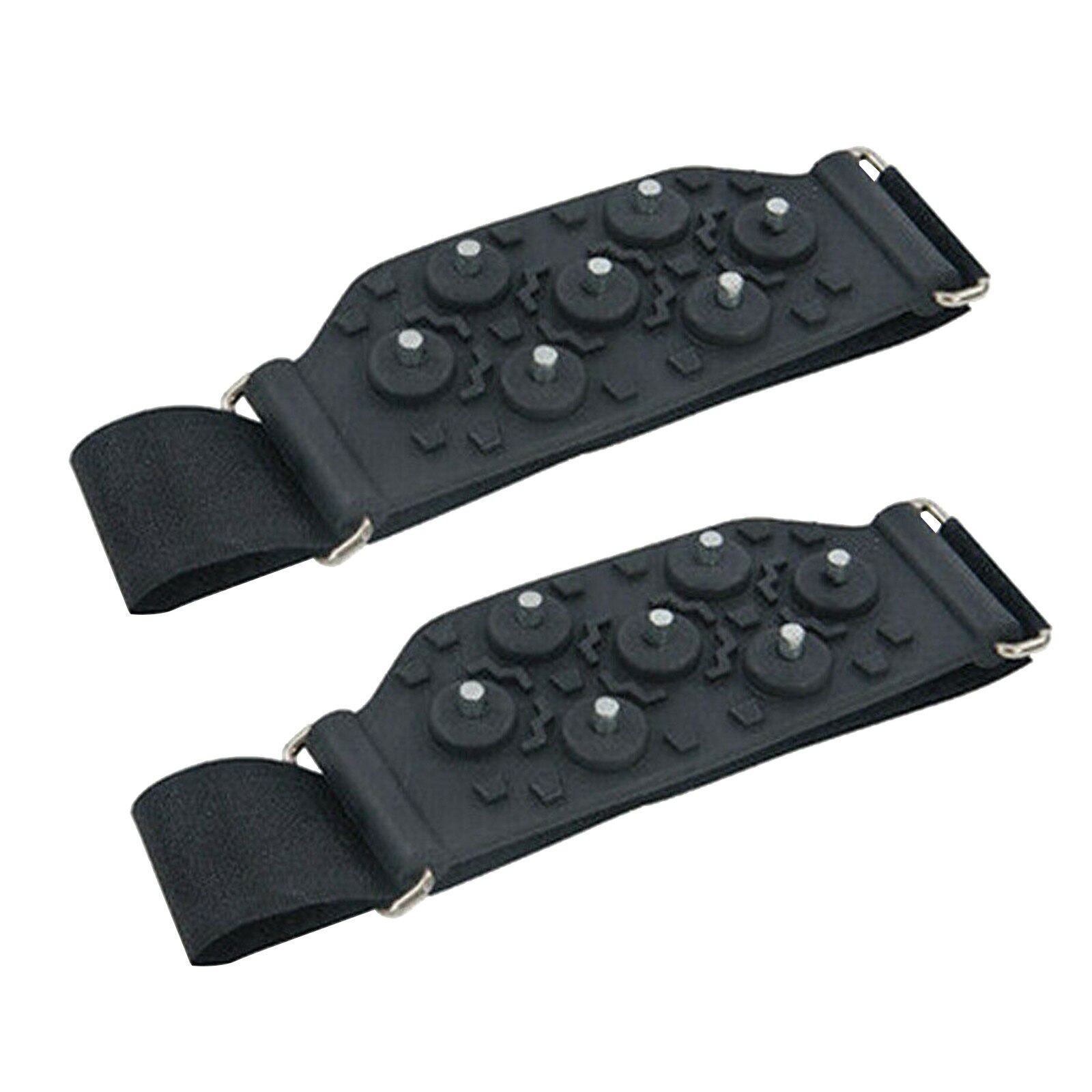 1 Pair Ice Snow Gripper Antiskid Non-slip Elastic Shoes Boots Spikes Grips, Shoe Covers Crampons For Outdoor #30: Default Title