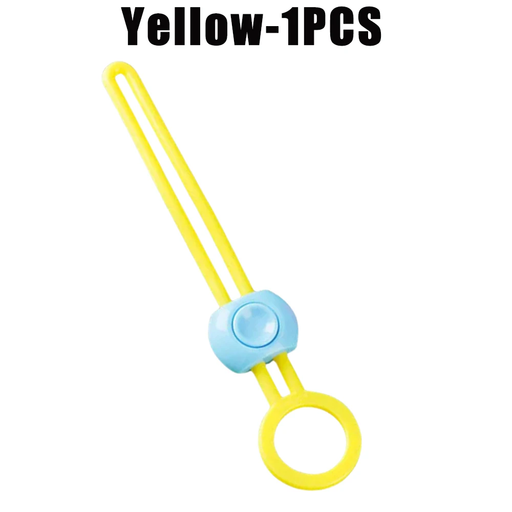 Sealing Tie Closure Clip Food Sealing Tie Rope Binding Fruit Store Preservation Multi-functional Sealing Tie Food Sealing: light yellow