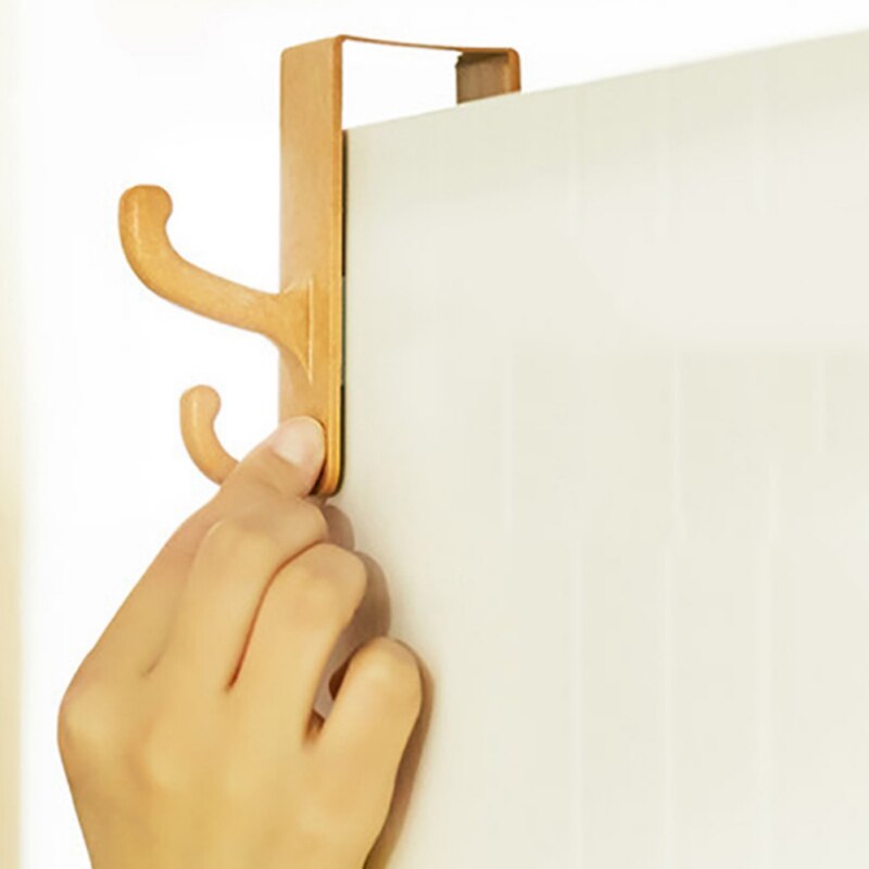 Ganchos de plástico para puerta, gancho para puerta de armario, cajón, habitación, percha de baño de cocina, gancho para ropa