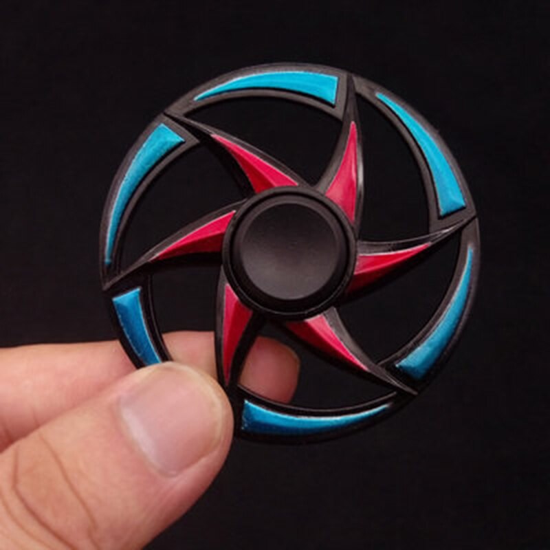 Cartoon Stijl Creatieve Fidget Spinner Tri Spinner Zink Legering Hand Spinner Vinger Stress Reliever Speelgoed Cadeau Voor Kinderen Volwassen