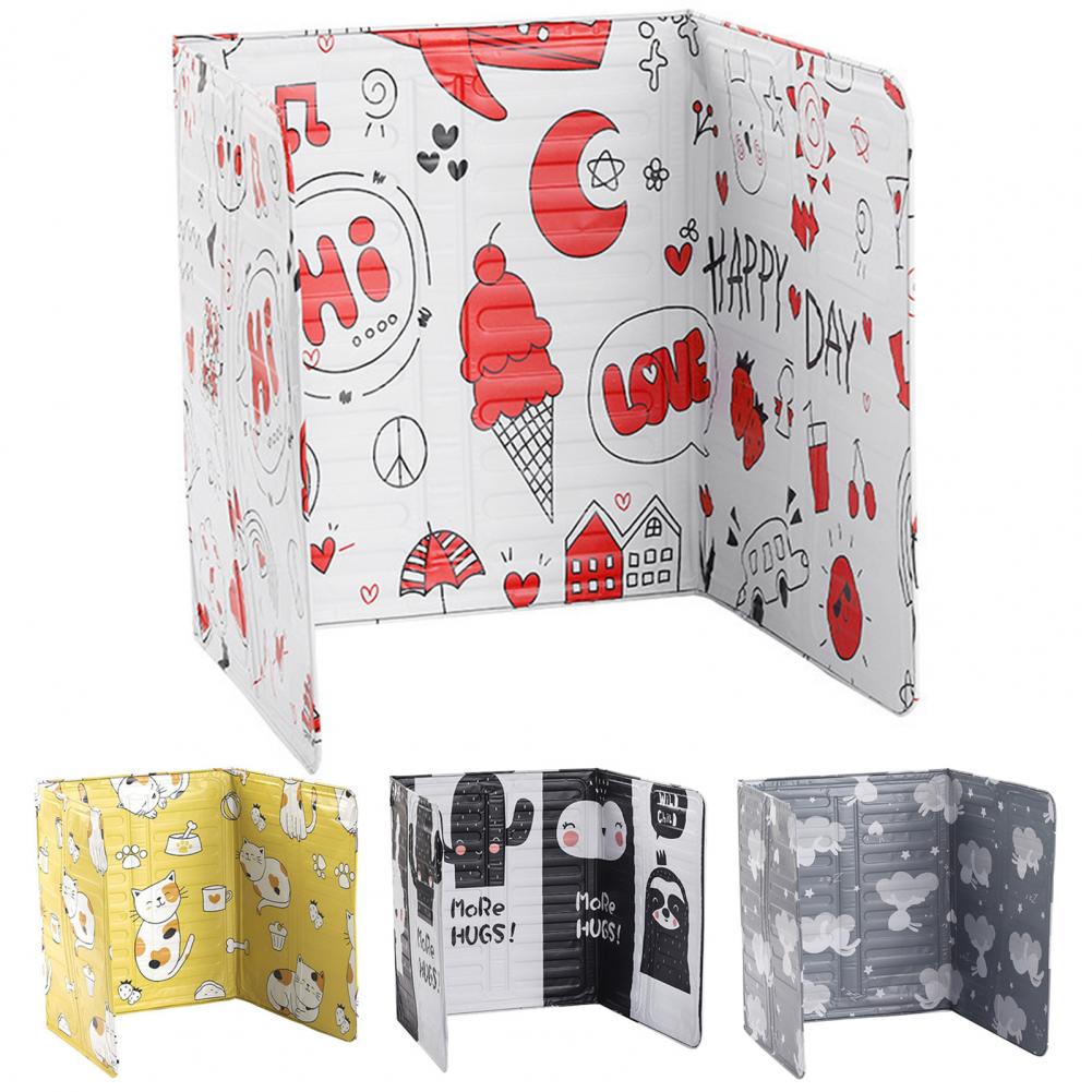 Splatter Guard Useful Foldable Oil Splatter Screen Aluminium Foil Splatter Screen