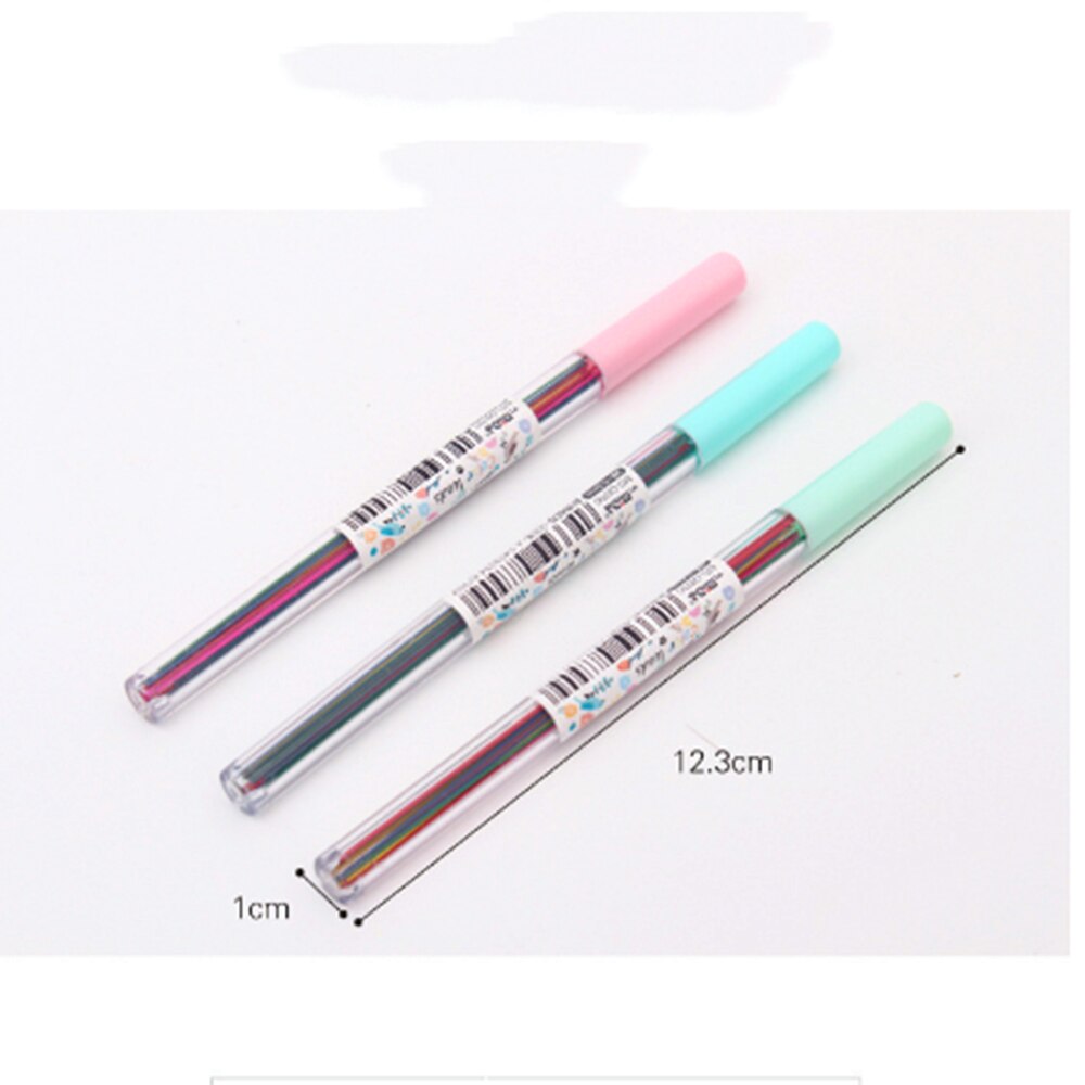 15 Teile/schachtel 0.5/0,7mm Bunte Blei 2B Mechanische Bleistift Minen Kunst Skizze Zeichnung Blei Diy Zeichnung Schreiben Liefert