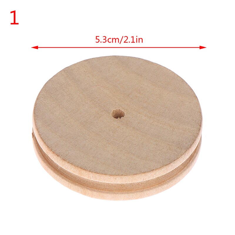 1pc artesanal multi-tamanho haste de polimento de couro artesanato bordas slicker redonda madeira diy leathercraft ferramenta: 1