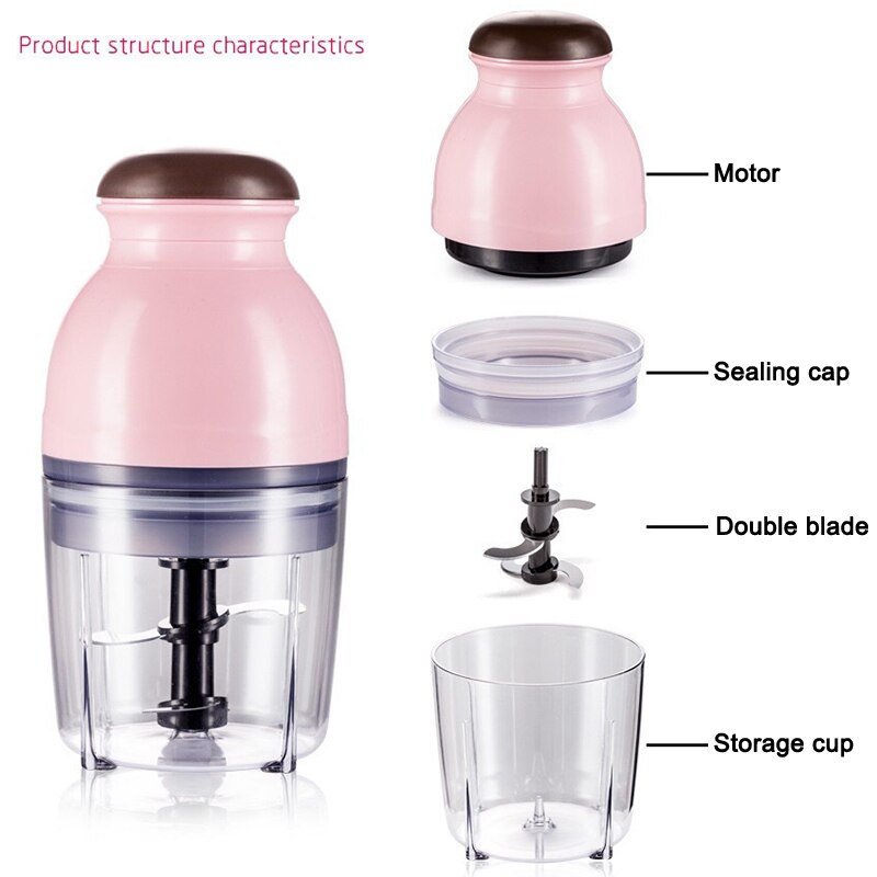Capsule Cutter Food Processor Chopper Hand Blender Mini Multifunctionele Babyvoeding Machine Huishoudelijke Elektrische DNJ998