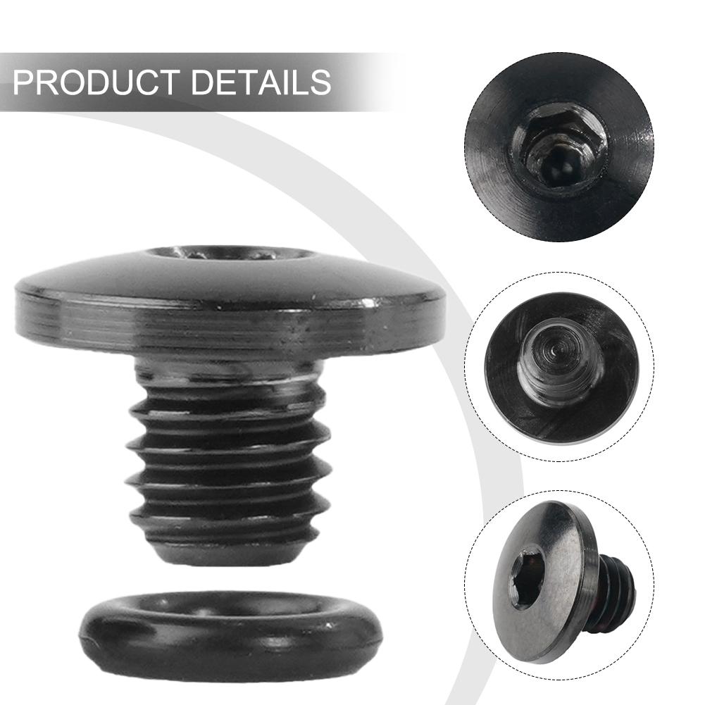 Vis de purge de vélo en titane, joint torique en acier M5 pour XT/SLX/Zee/Deore/LX, vis de frein à disque hydraulique de vélo