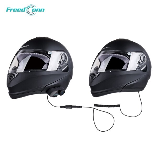 FreedConn TCOM-02S Motorcycle Bluetooth Helmet Headset for Rider and Passenger Pillion Intercom