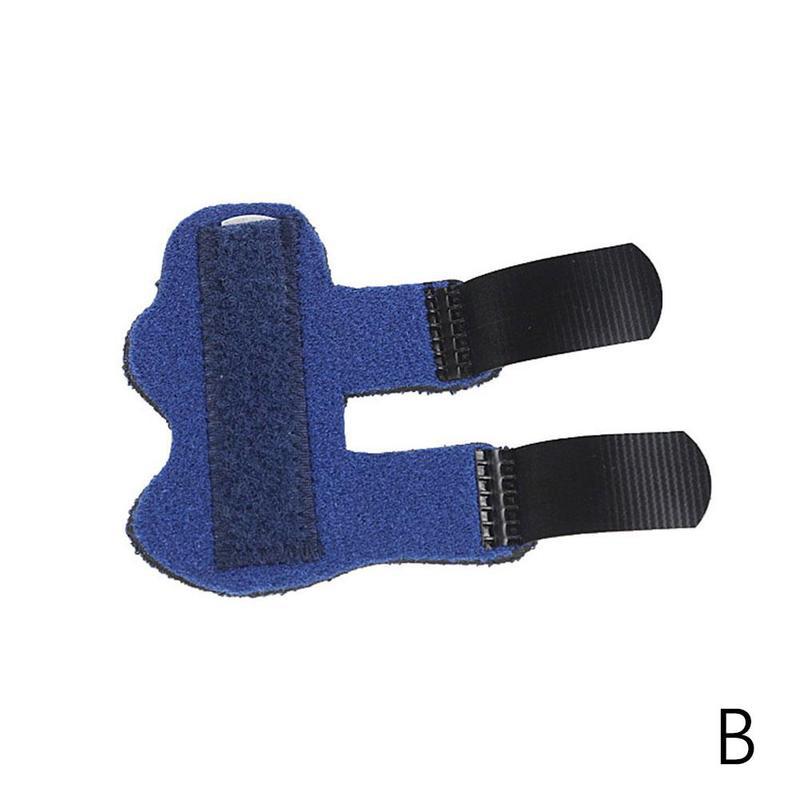 1Pcs Ring Finger Fixation Band Protection Sleeve Tendon Band Injury Finger Fixation Rupture Finger Finger Middle Fixation I4O3: Blauw