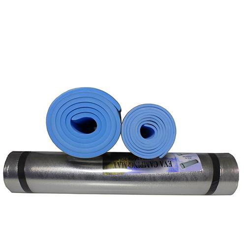 Ultraleichte yogamatte aus aluminiumfolie, eva-material, gymnastikmatte, fitnessmatte, geeignet für outdoor-aktivitäten wie picknick, strand und camping, feuchtigkeitsbeständig, 180 x 50 x 0.6cm cm