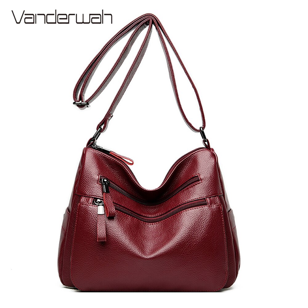Multi-pocket crossbody tassen voor vrouwen sac a main femme leren luxe handtassen damestassen handtassen