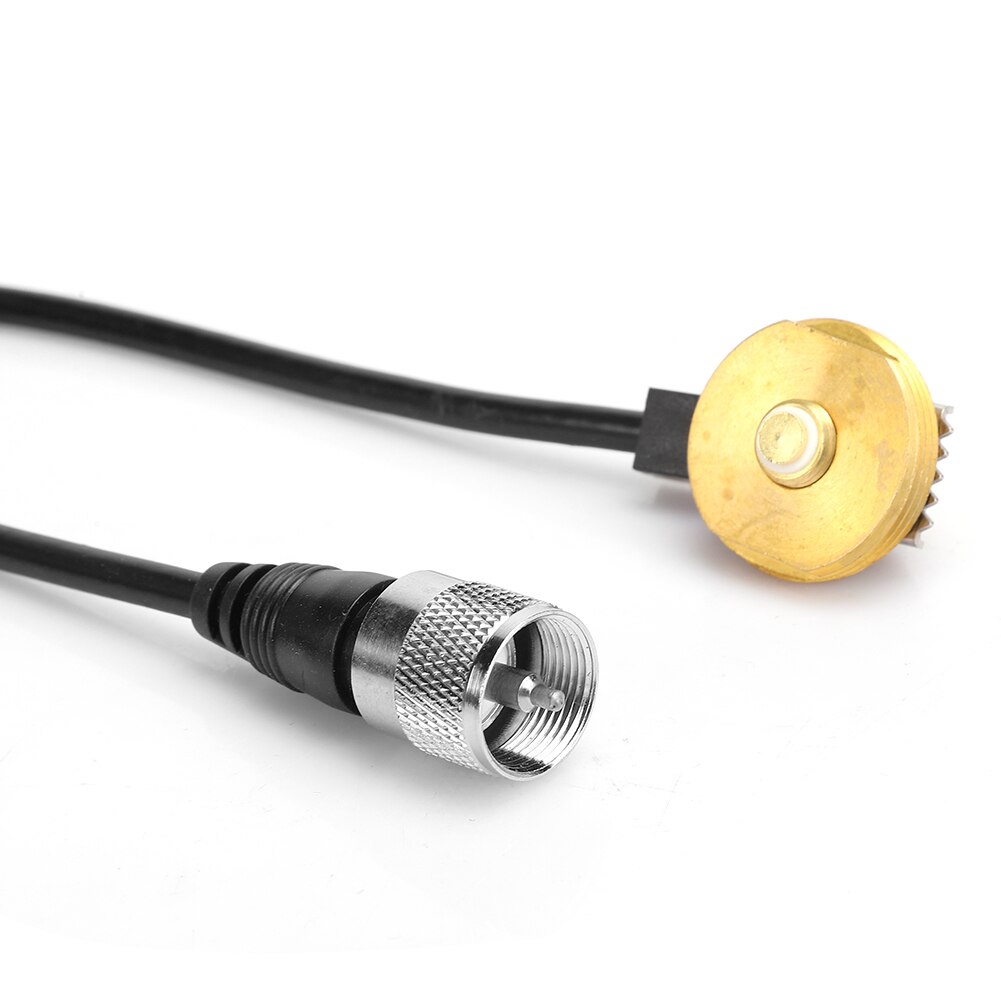 5M RG-58/U Extensible Copper Low Loss Coaxial Cable PL259 to NMO Used for Mobile Radio Transceiver Antenna