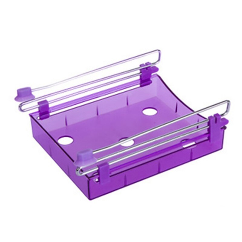 Pull Out Refrigerator Storage Box Plastic Household Storage Box Storage Rack Food Container For Kitchen