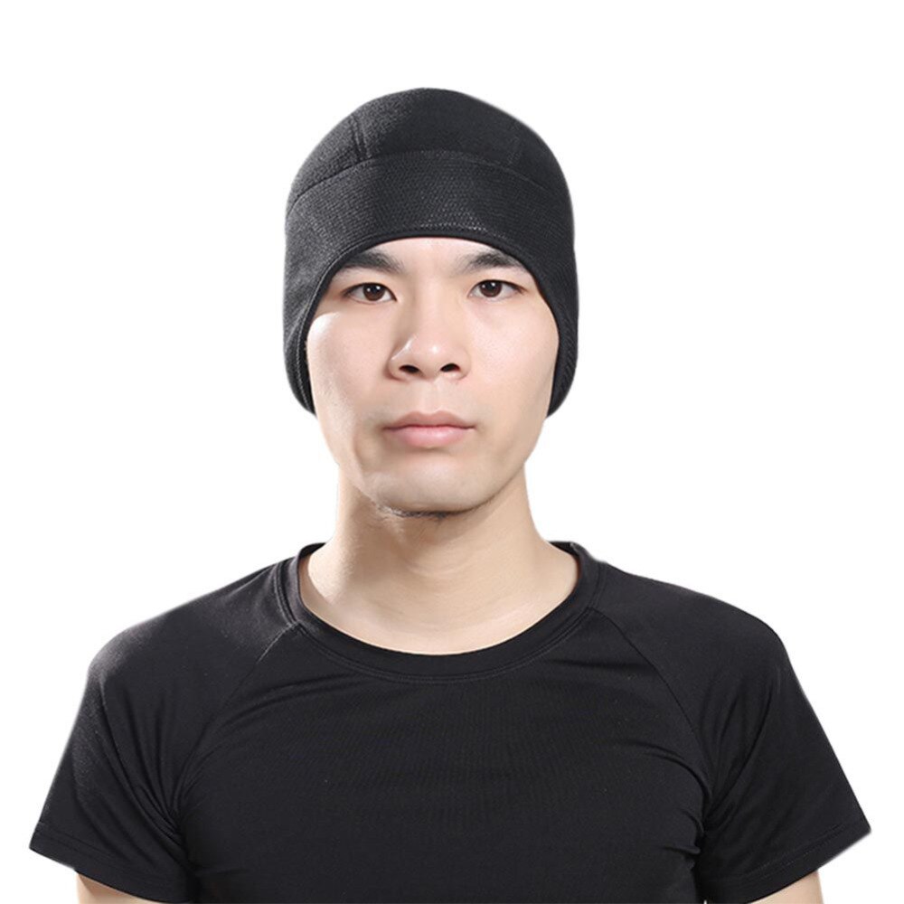 Utomhus cykling mössa vindtät kalltät termisk åkkeps motorcyklar mtb ridning skid hatt töjbar storlek från 55-60cm