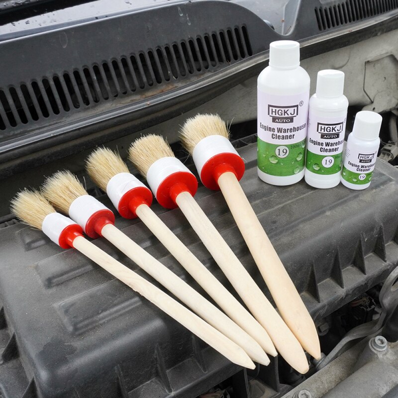 Super Zachte Witte Haar Borstel Interieur Elektrostatische Stof Verwijderen Gereedschap Voor Car Side Naad Detail Borstel Auto Cleaning Tools