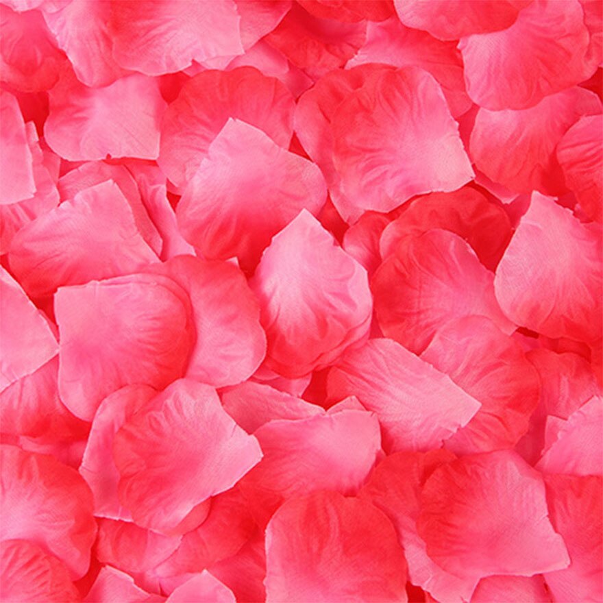 MOLANS 500pcs 5*5cm Silk Imitation Rose Petals for Wedding Decoration Muti-color Fabric Flower for Proposal Arrangement Ornament: 19