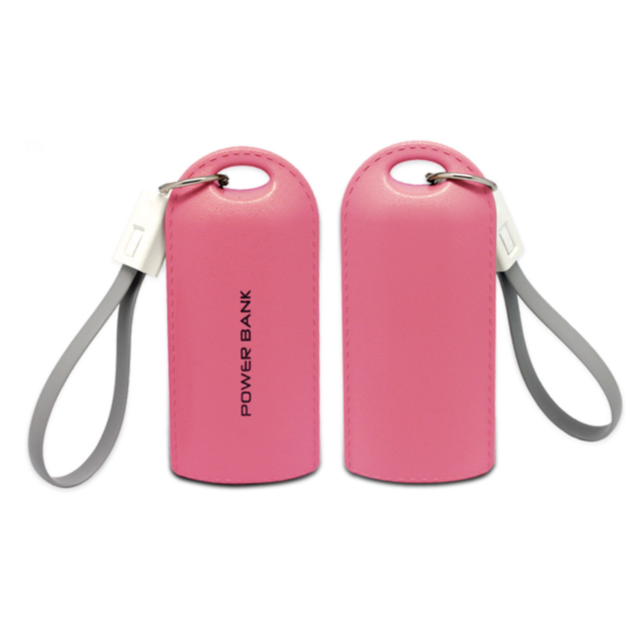 5200mAh Mini Power Bank with USB Port For iPhone Samsung Xiaomi External Battery Portable Phone Charger Fast Charging: Pink with micro