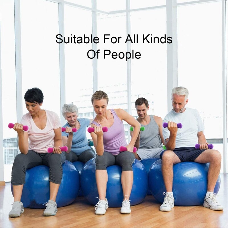 Fitness vekter sett bein 0.75kg for menn kvinner sklisikker hånd manual