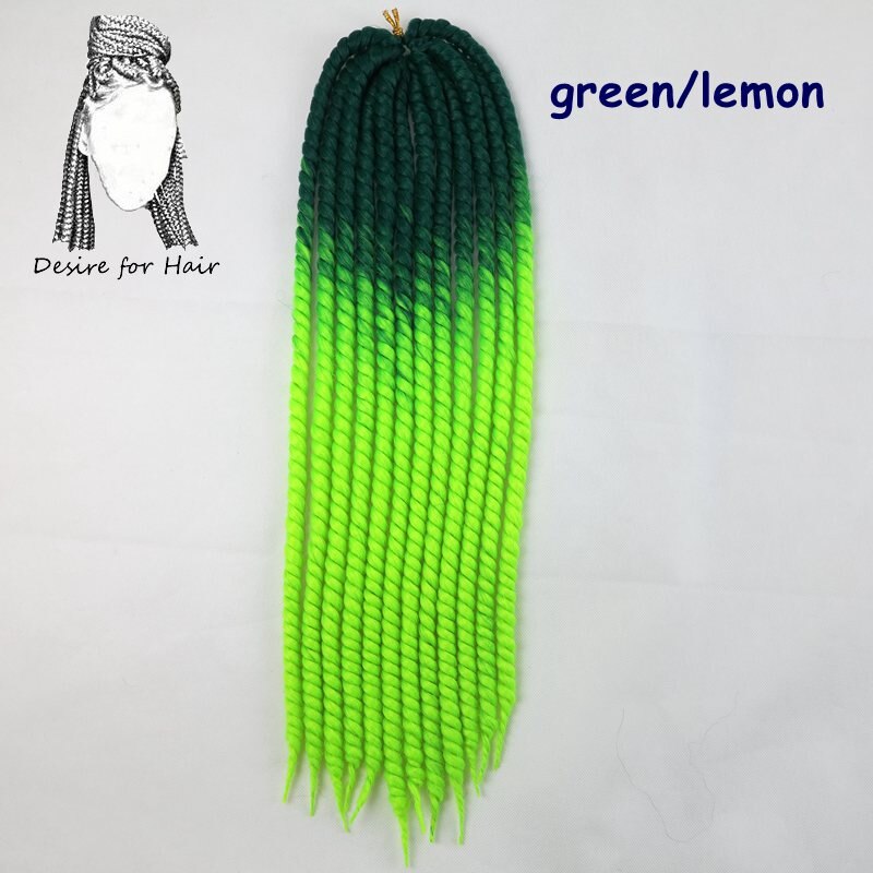 Désir de cheveux 1 paquet 120 grammes 12 brins synthétique havane torsion cheveux ombre deux tons 3 tons couleur crochet tresses extensions de cheveux