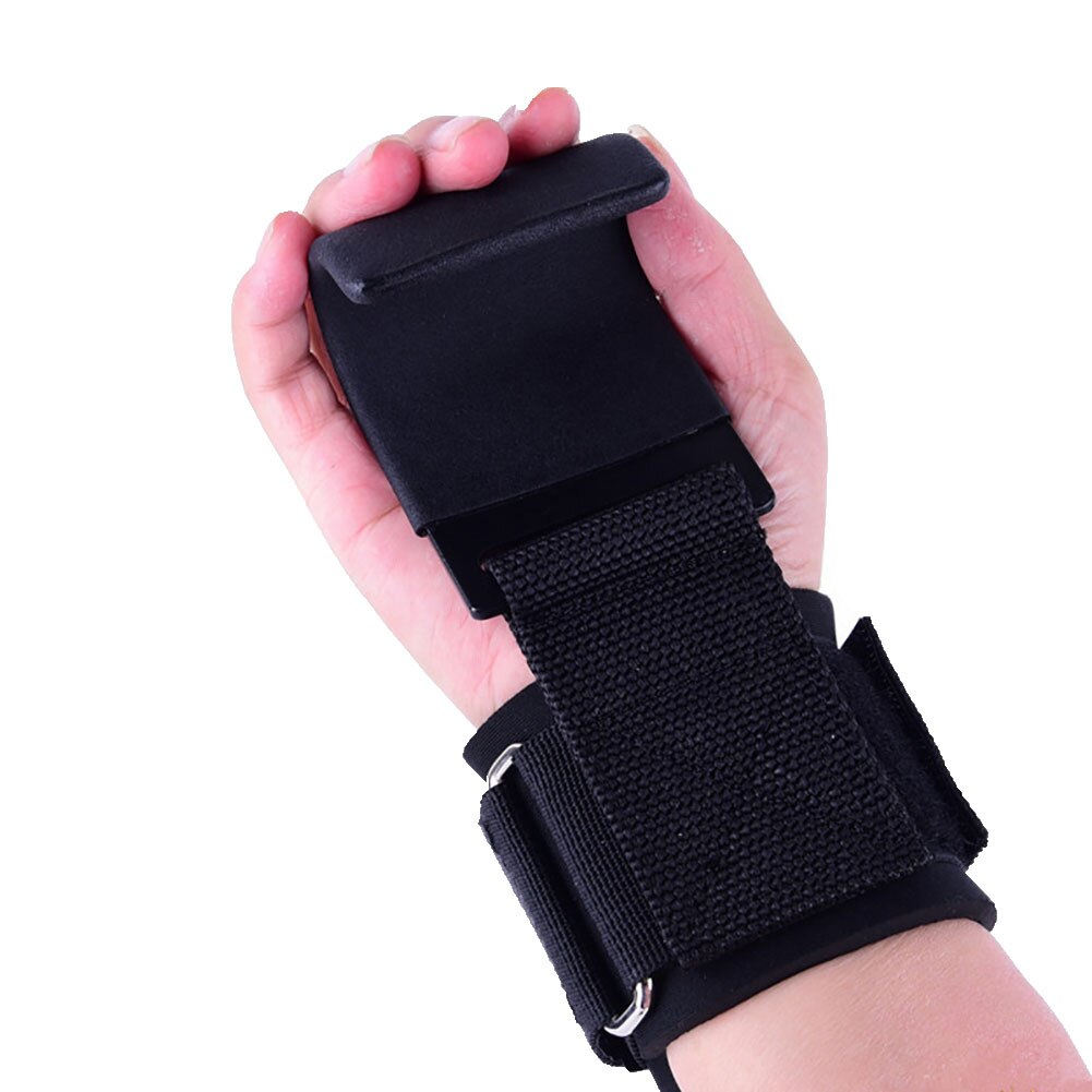 1 paar Fitnessstudio Fitness Gewichtheben Sport Anti-Schleudern Griff Riemen Haken Armbinde