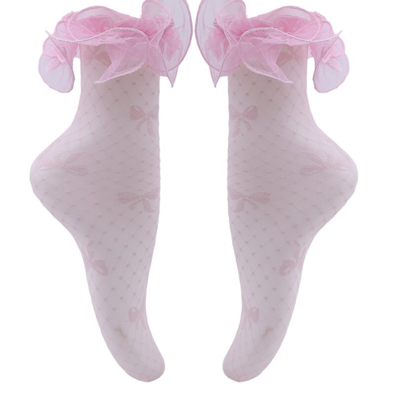 Summer Baby Girls Kids Toddler Lace Ruffle Princess Mesh Socks Children Breathable Ankle Sock
