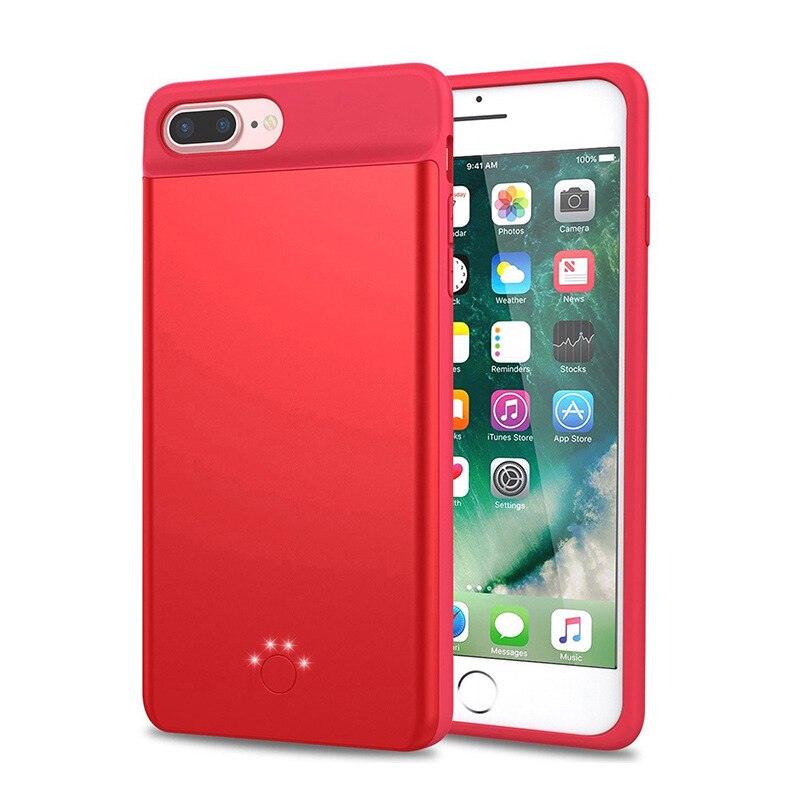 For iphone 6 Battery Case Smart Silicone material Phone Case Cover And Power Bank For iphone 6 6s 7 Battery Case