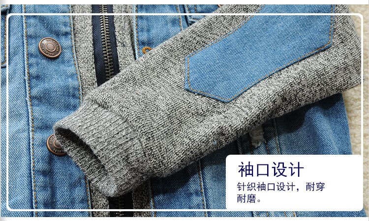 Kids Denim Jacket Jean Jas Voor een Jongen Kinderen Lente en Herfst Bovenkleding Mode Causale Jongens Vest Cowboy Hooded top