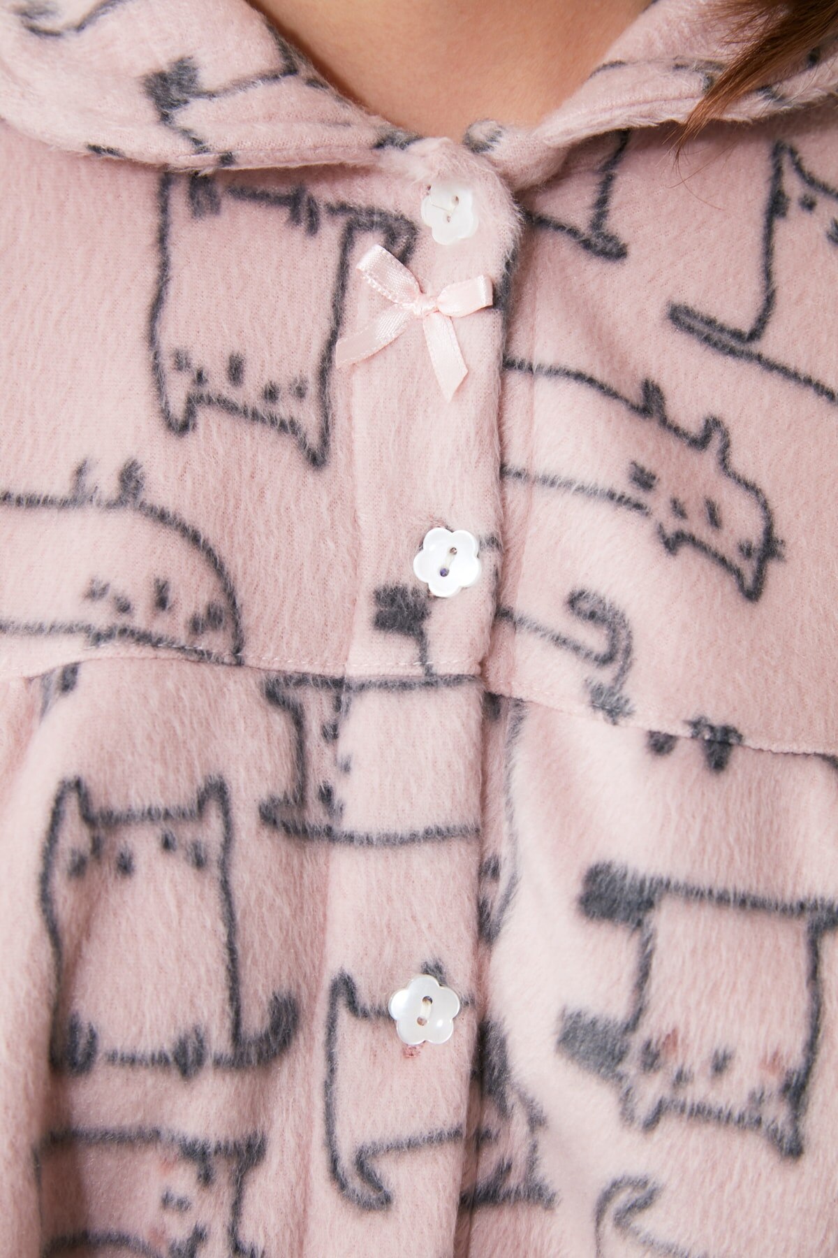 Trendyol Eyelash Knitted Pajamas Set THMAW21PT0585