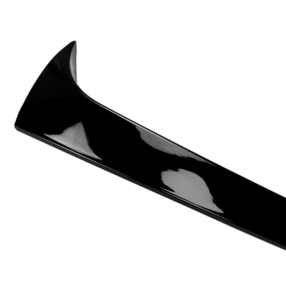 Blank sort abs bil bagrude spoiler side wing trim cover decorate 2x til skoda karoq
