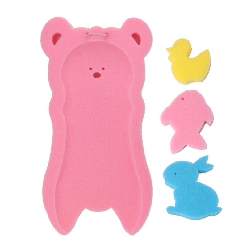 Almohadilla de espuma de esponja antideslizante para recién nacido, imitación de útero, ambiente, bañera, bañera, baño, gorro de ducha infantil, Care-m20 para bebé: 2