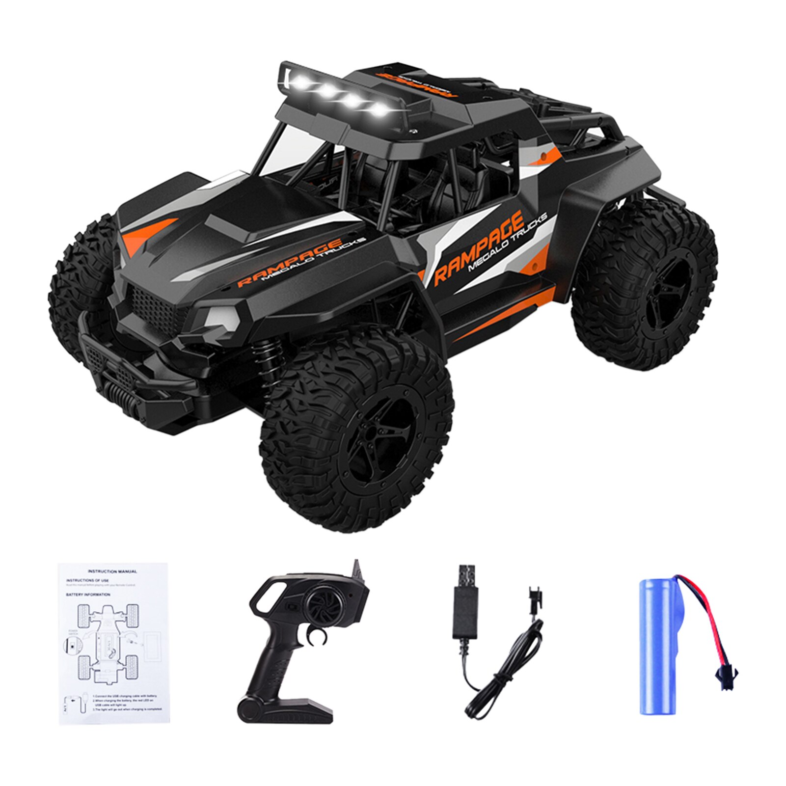 1:14 Voor Jongens Elektrische Truck Oplaadbare Multifunctionele Off Road Crawler Hoge Snelheid Afstandsbediening Auto 20 Km/h Kids Speelgoed