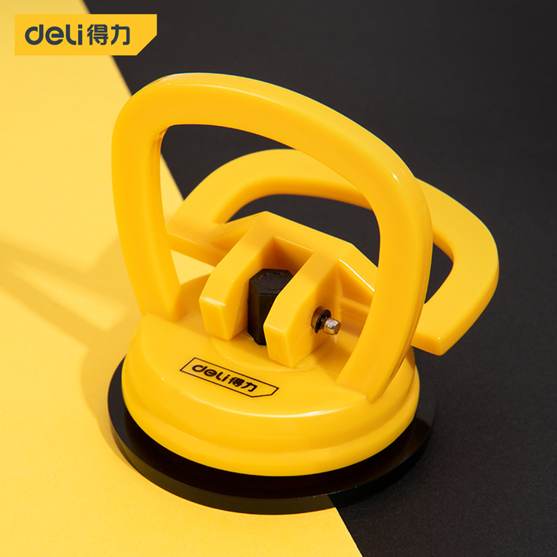 Deli ABS Vacuum Suction Cup 12/40/80/120kg Bearing Capacity Heavy Duty Vacuum Lifter for Granite Tile Glass Manual Lifting Tools