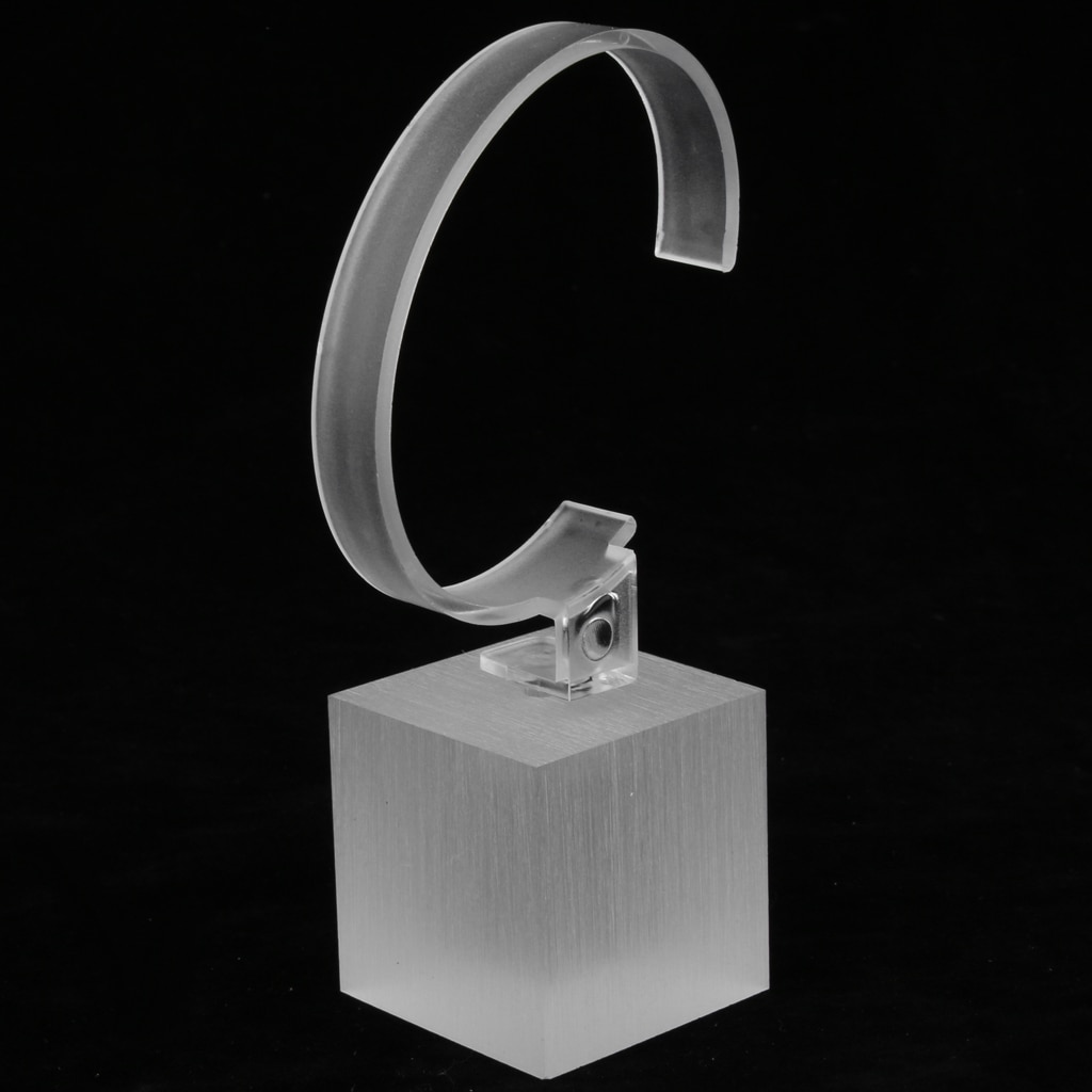 Akryl klocka display monter monter armband display hållare 4cm, 6cm, 8cm