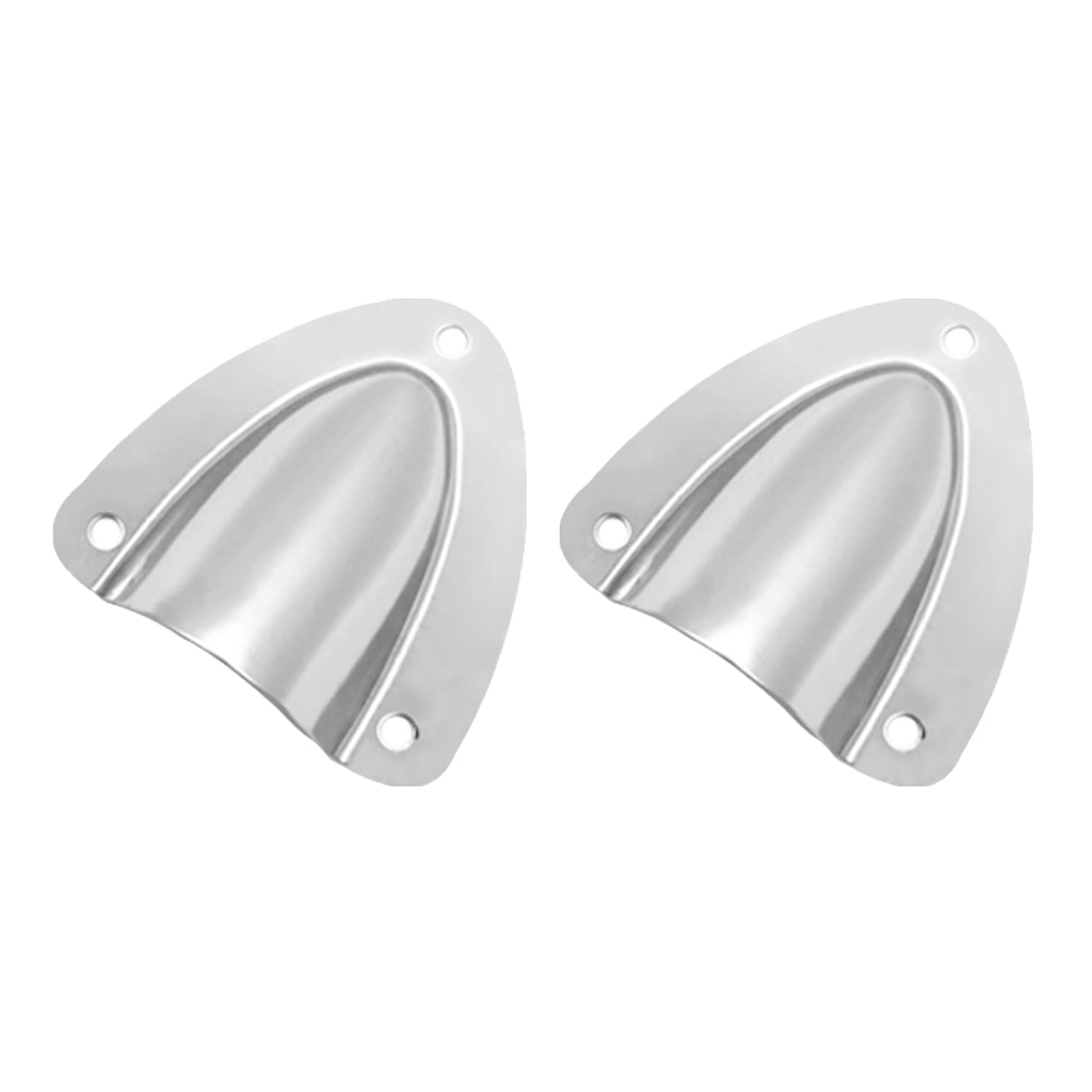 2x Clam Shell Cable Vent Cover For Boat Builders 1.54x1.77 &#39;&#39;