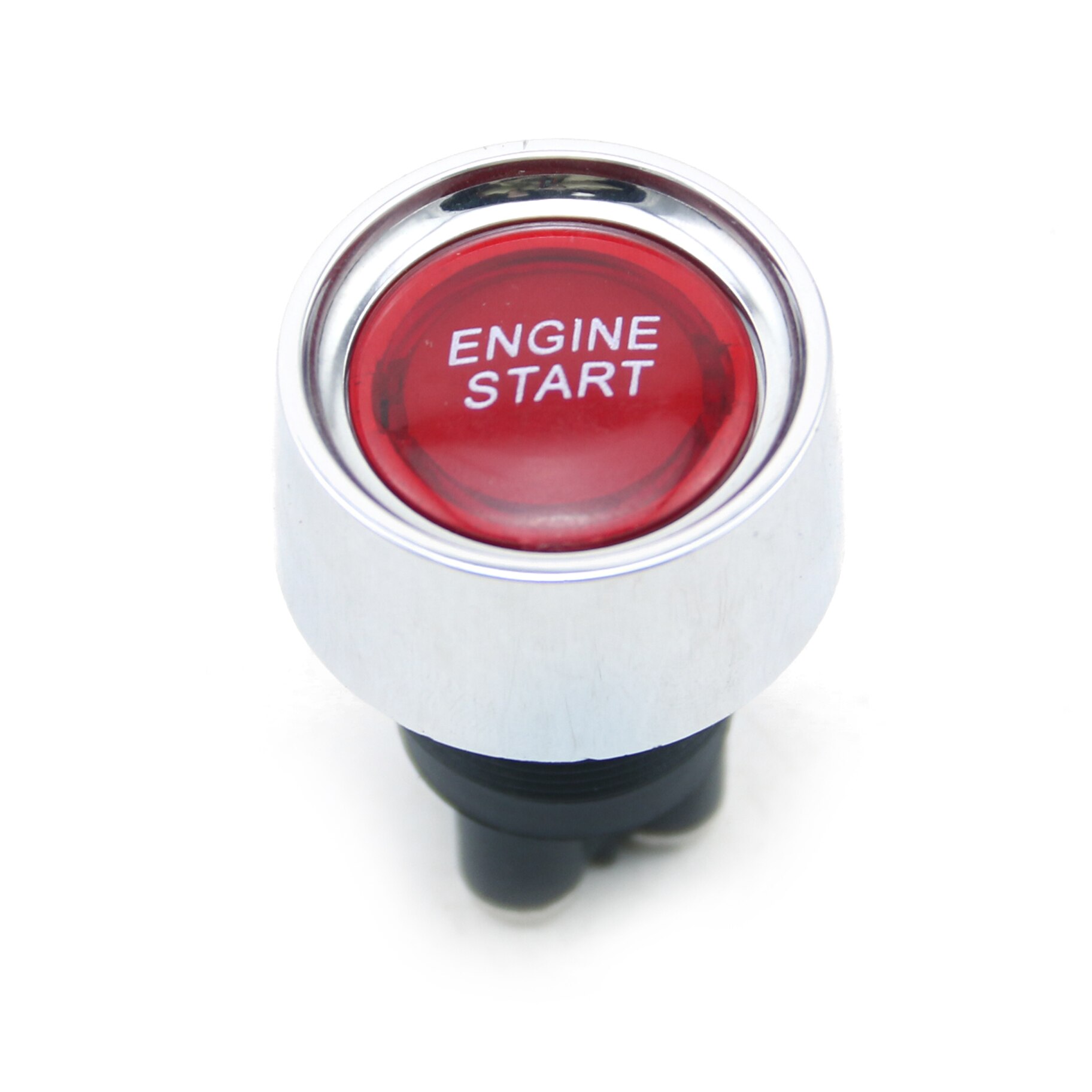 12v LED Light Car Keyless Engine Starter Ignition Button Key Push Start Switch Replacement Universal Accessories: Red