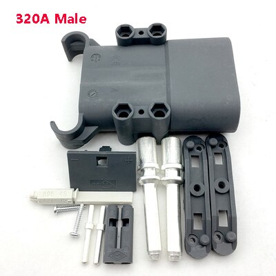 80A/160A/320A RE-MA Battery Connectors 150V Forklift Male female Connector High-Power Charging Industrial Plug For pallet trucks: 320A Male plug