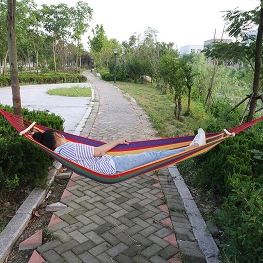 Hangmat Opknoping Touw Swing Hangmat Tuin Indoor Outdoor Meubels Travel Camping Hangmat Bed Canvas Hamak