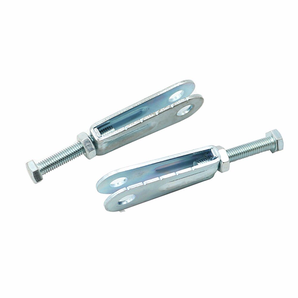 Pair Chain Puller Tensioner Adjuster rear carrier For Yamaha Raptor 350 2005 Warrior/Banshee 350 Blaster 200 Grizzly 125