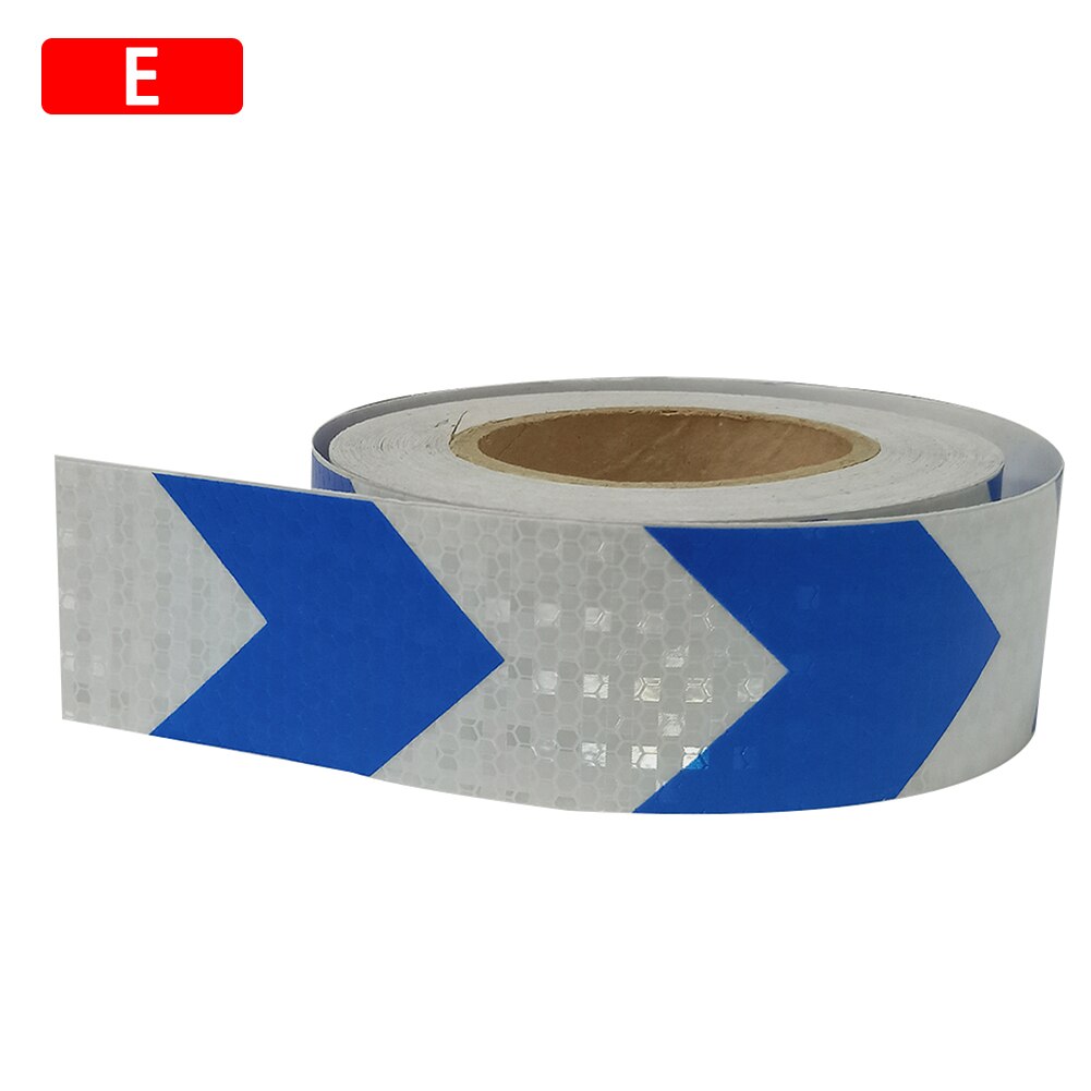 5cm*300cm Car Arrow Reflective Tape Decoration Stickers Car Warning Safety Reflection Tape Film Strip Stickers Car Styling: E