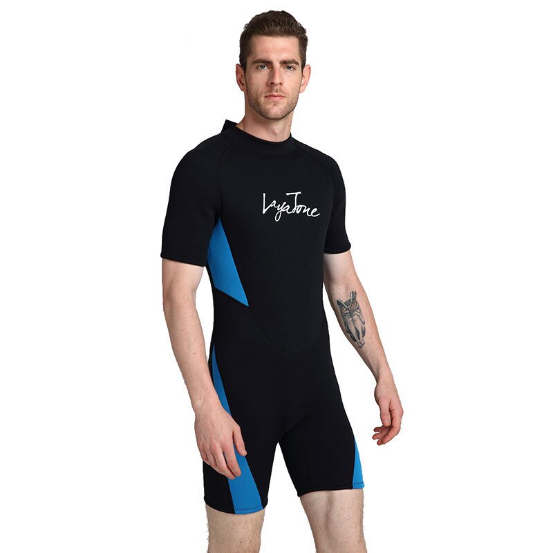 3mm neopren shorty simvåtdräkt för män baddräkt plus storlekar 6xl 5xl svarta badkläder simning surfing dykning våtdräkt