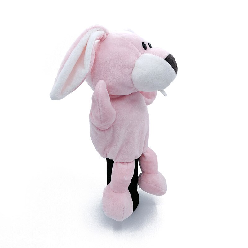 Couvre-chef lapin rose pour conducteur de Golf, 460cc, Animal de dessin animé, accessoires de Golf, mascotte, nouveauté, mignon