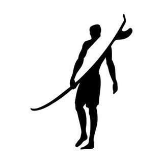 15,2 cm * 11,5 cm Kreative Surfen Sport Vinyl fenster Aufkleber Zubehör