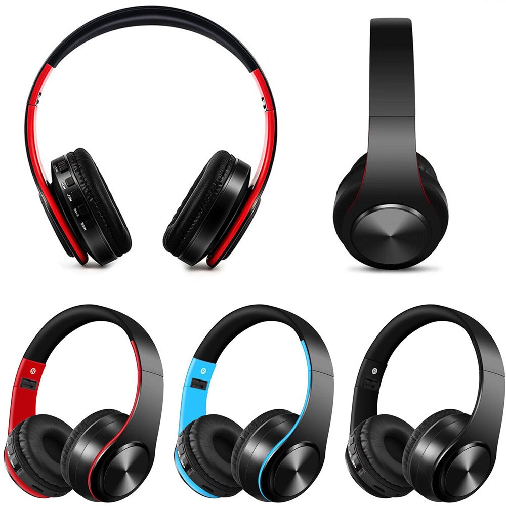 LOVEBAY Bluetooth Headphones Over Ear - Wireless Noise Cancelling, Foldable Stereo Headset with Microphone, Super Bass