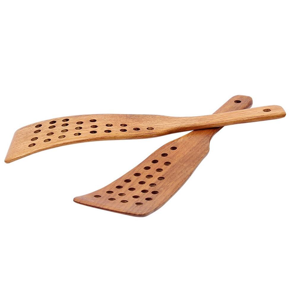 Kitchen Cooking Spatula Fried Eggs Steak Frying Spatula Cooking Tool Wood Turner Spatula Kitchen Utensils