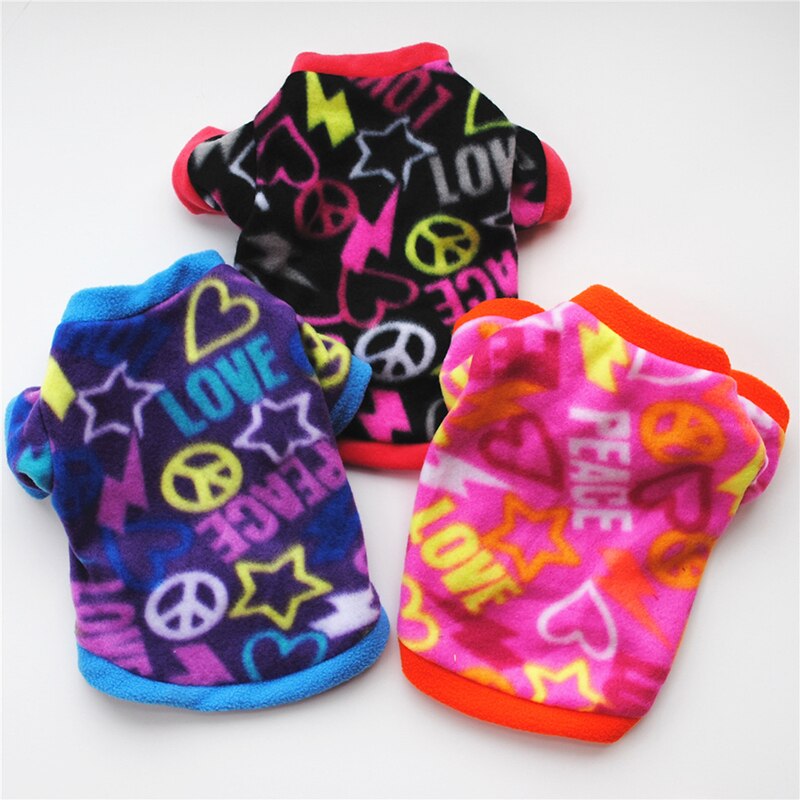 Bonito crânio imprimir roupas para cães de estimação inverno quente velo casaco para cães pequenos bulldog francês cachorro roupas chihuahua roupas