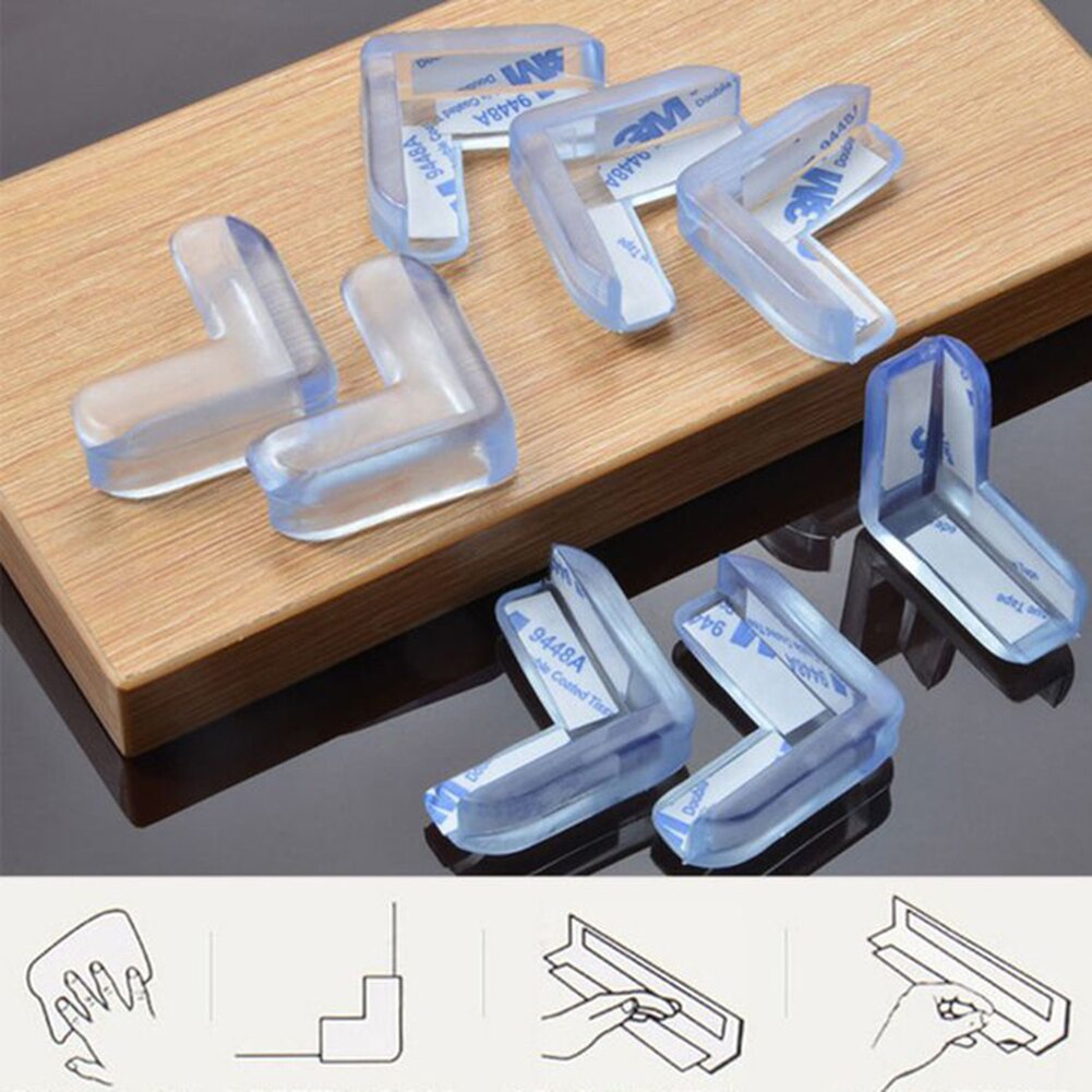 4 Stuks Kinderen Baby Corner Edge Guards Veiligheid Clear Anti Collision Hoek Rand Bumpers Guards Protectors Huishoudelijke Producten