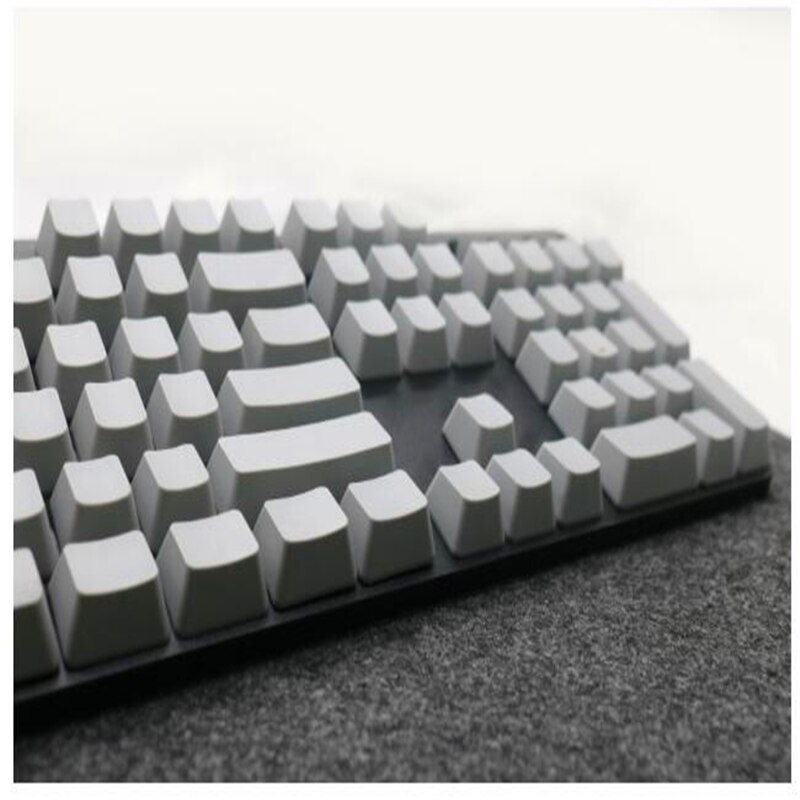 Keycap Set - PBT Plastic - Blank Personality Keycaps - Multicolor Options